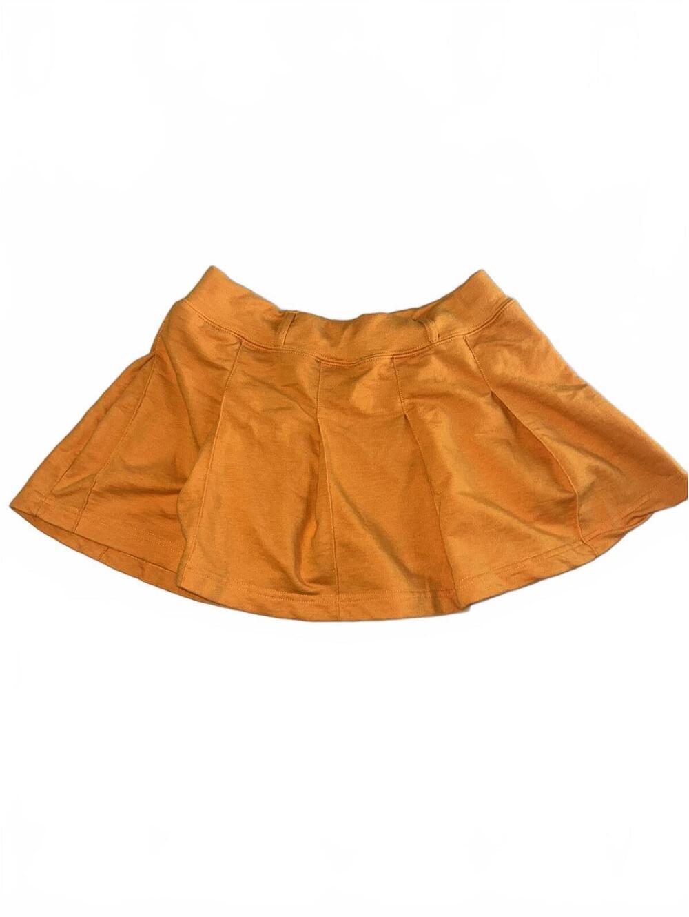 Y2K Big Flirt Orange Mini Skirt Medium